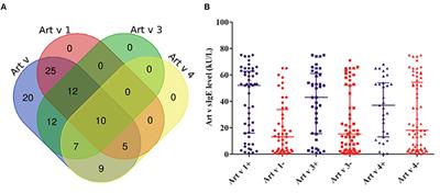 Major Grass Pollen Allergen Components and Cross-Reactive Carbohydrate Determinants in Mugwort-Sensitized Child Patients With Allergic Respiratory Disease in Western China